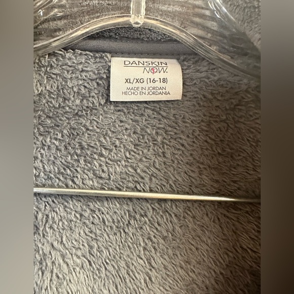 Danskin Now Fleece Zip Up Jacket Super Soft Plus X-Large 16/18 Grey - Picture 11 of 16